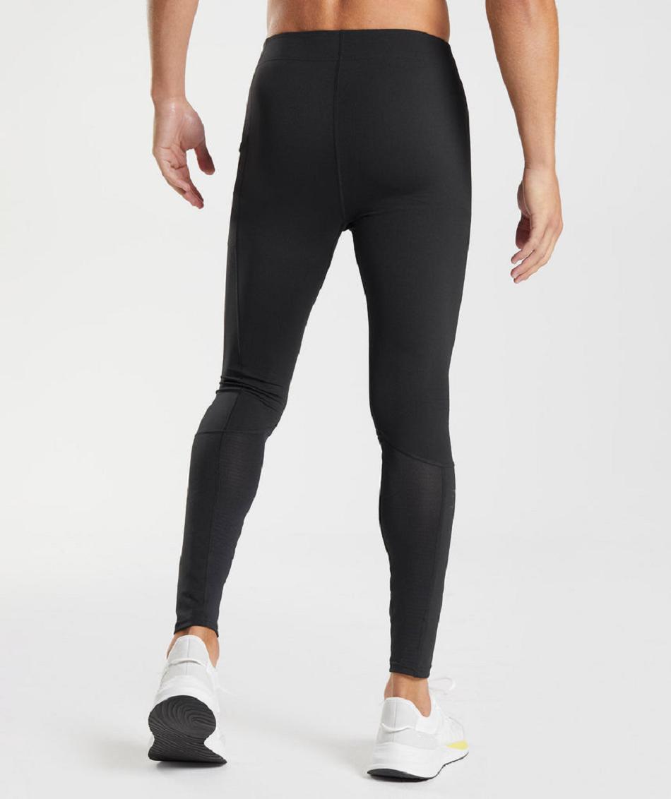 Leggins Gymshark Control Baselayer Hombre Negras | CO 3943SGL